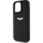 Aston Martin ASHCP16LPVIK HC Leather Victory Design Tok IPhone 16 Pro - Fekete