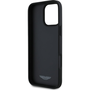 Aston Martin ASHCP16LPVIK HC Leather Victory Design Tok IPhone 16 Pro - Fekete