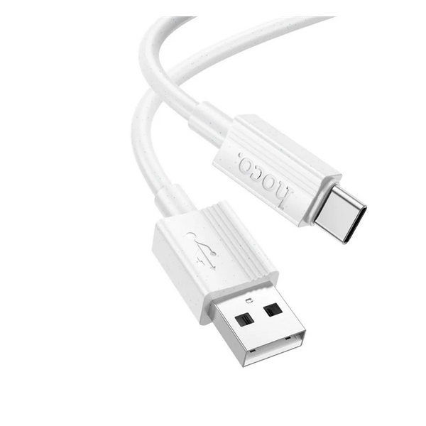 Hoco X107 adatkábel (USB - Type-C, 3A, 100cm) FEHÉR (X107_USB_TYPE-C_W)