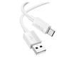 Hoco X107 adatkábel (USB - Type-C, 3A, 100cm) FEHÉR (X107_USB_TYPE-C_W)
