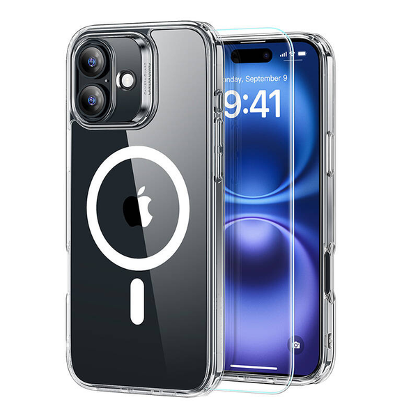 ESR Hybrid Case (HaloLock)  for iPhone 16 with screen protection kit (1A7940101)