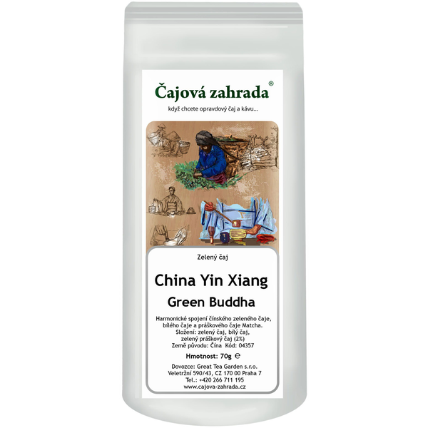 Tea Garden - China Yin Xiang &amp; Green Buddha Green Tea, 70 g