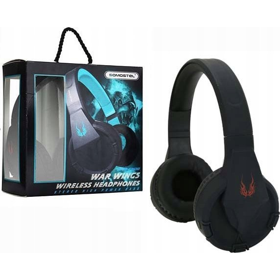 Somostel SMS-CK08 Bluetooth fülhallgató, fekete/piros