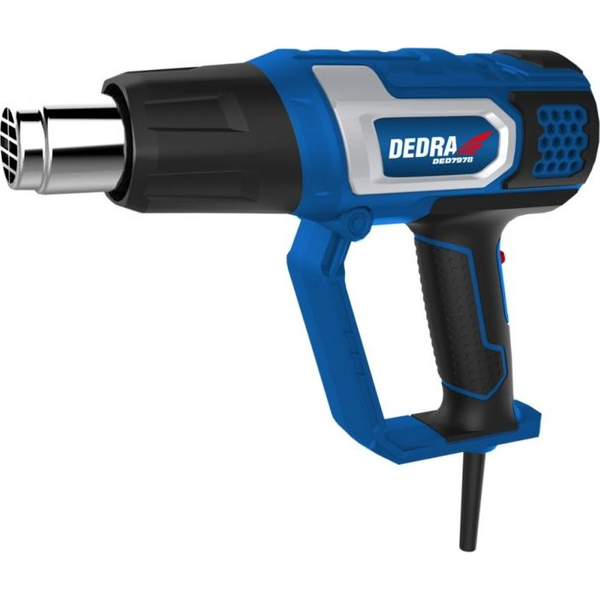Dedra Elektromos Hőlégfúvó 2000 W LCD Kijelzővel 60-600°C + Koffer