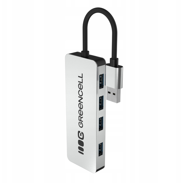 Green Cell USB-A Hub 4in1 5 Gb/s Alumínium Ház HUB-GC-A4A