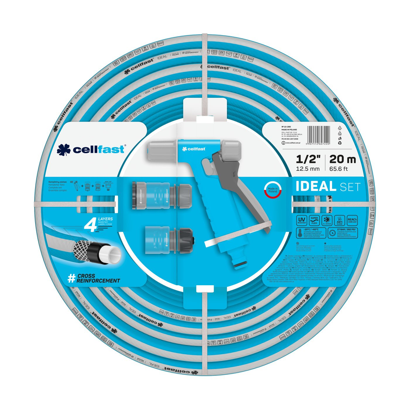 CellFast IDEAL Locsolótömlő készlet (1/2