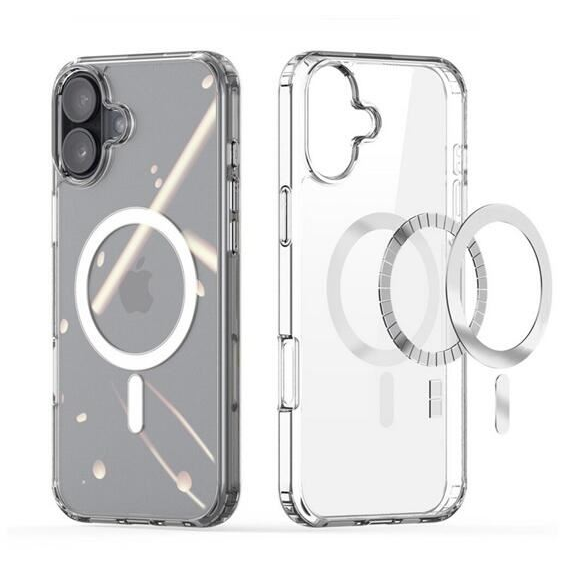 Gigapack Apple iPhone 16 5G MagSafe tok átlátszó (GP-160166) (GP-160166)