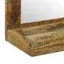 Fürdőszobai tükör 50x22x70 cm Tömör durva mangófából