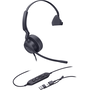 Yealink UH42 Mono Teams USB-C/A Headset Vezetékes Fejpánt Hívás/zene USB Type-C / USB Type-A Fekete