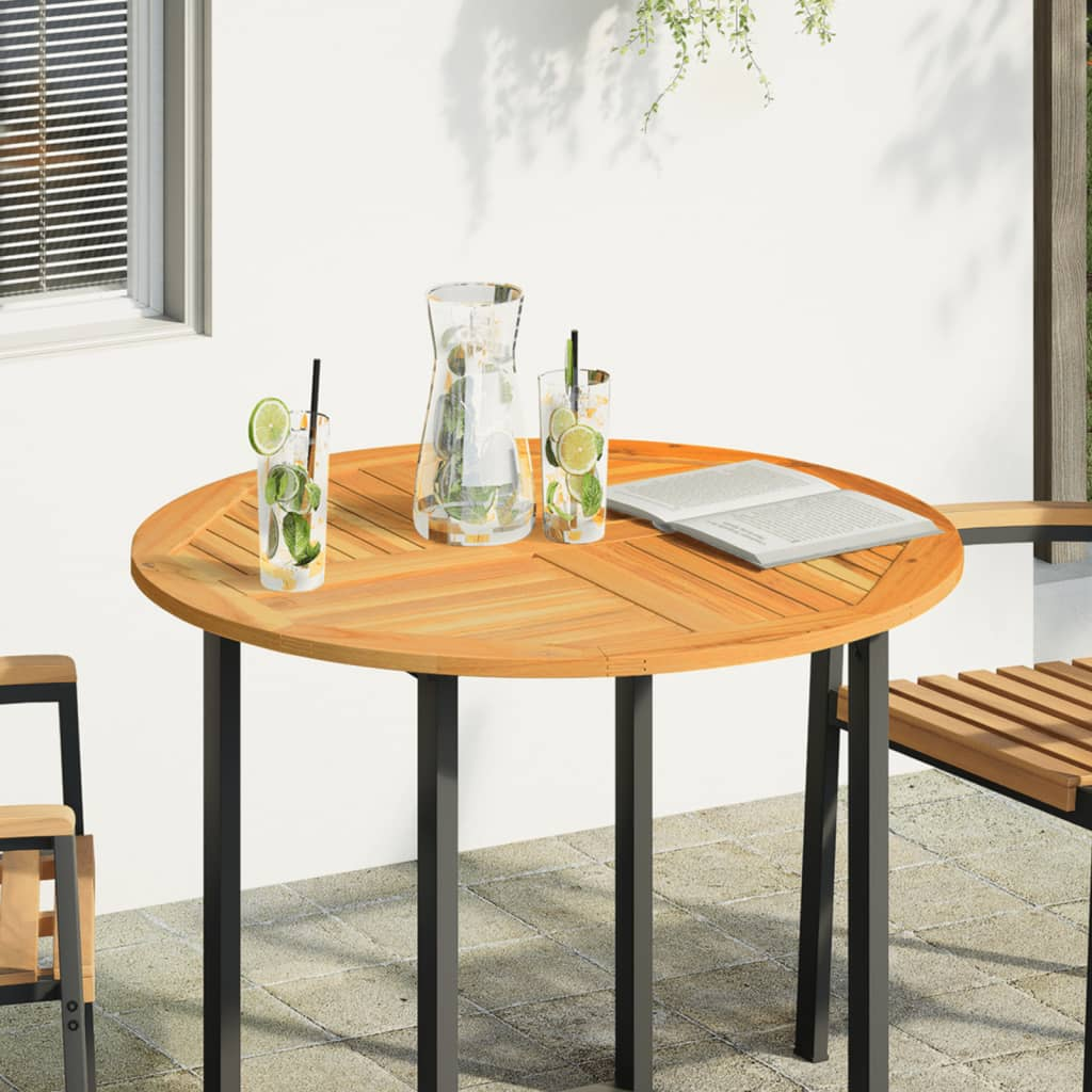 tömör akácfa kerek asztallap Ø90 x 2,2 cm (4004251)