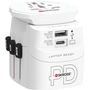 SKROSS Adapter, világutazóknak, 1xUSB-A, 1xUSB-C PD, 45W, USB-C kábel,  (SKADPD45W)