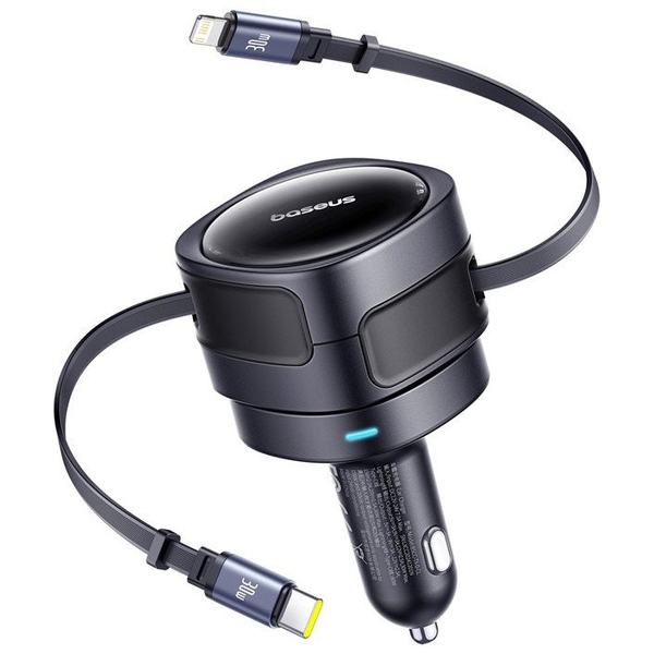 Enjoyment Max Car Charger C+L Baseus Cables 60W Black