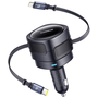 Enjoyment Max Car Charger C+L Baseus Cables 60W Black