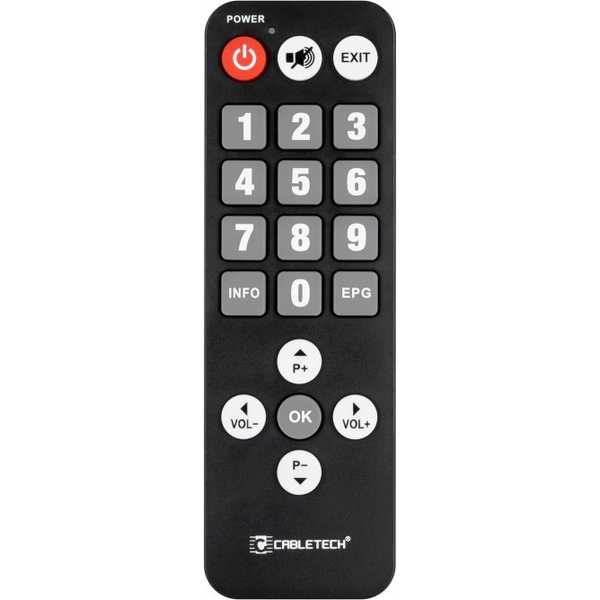 Pilot RTV Cabletech Pilot DVB-T dla seniora uniwersalny