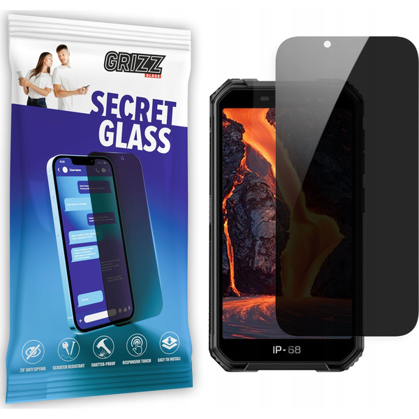  GrizzGlass Szkło prywatyzujące GrizzGlass SecretGlass Ulefone Armor X6 Pro
