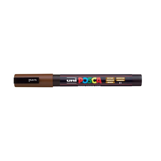 Uni Posca PC-5M 1.8-2.5mm Dekormarker - Barna (PC-5M BROWN)