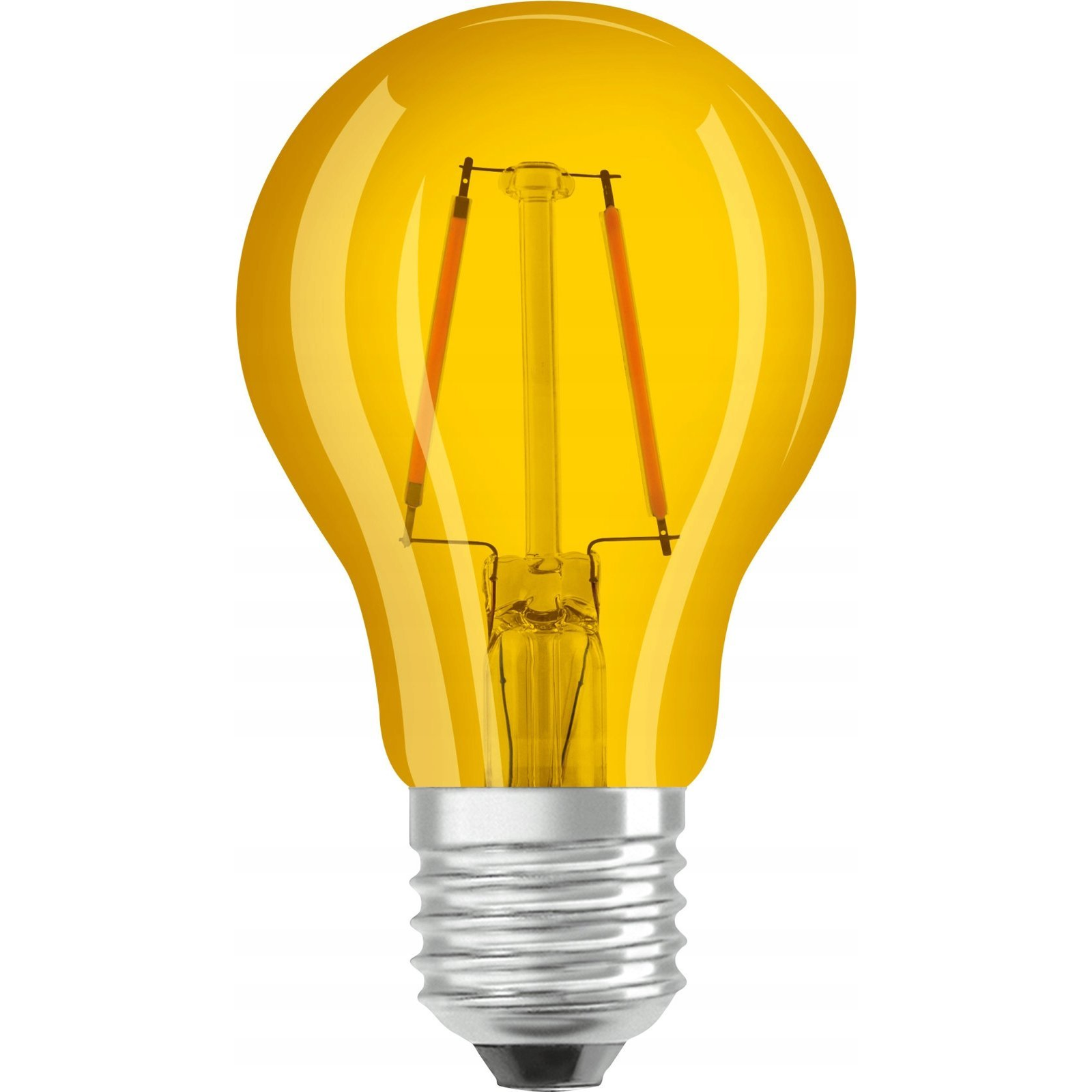 Osram Star üveg búra/2,5W/235lm/2200K/E27/sárga LED körte izzó (4058075433922)