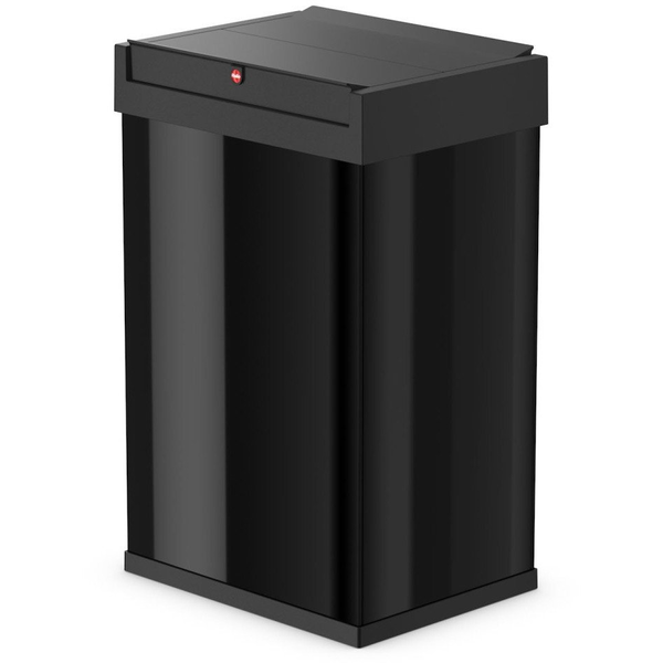 Hailo Big-Box Swing L 8401410 Szemeteskuka 35 l Acéllemez (Sz x Ma x Mé) 339 x 545 x 260 mm Fekete Magától záródó fedél 1 db