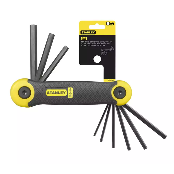 Stanley zollos imbuszkulcs készlet 9db/cs