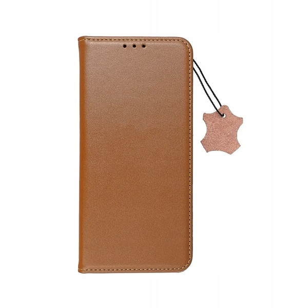 ZONE Smart Pro oldalra nyitható bőrtok Xiaomi Redmi 14C / Poco C75 barna
