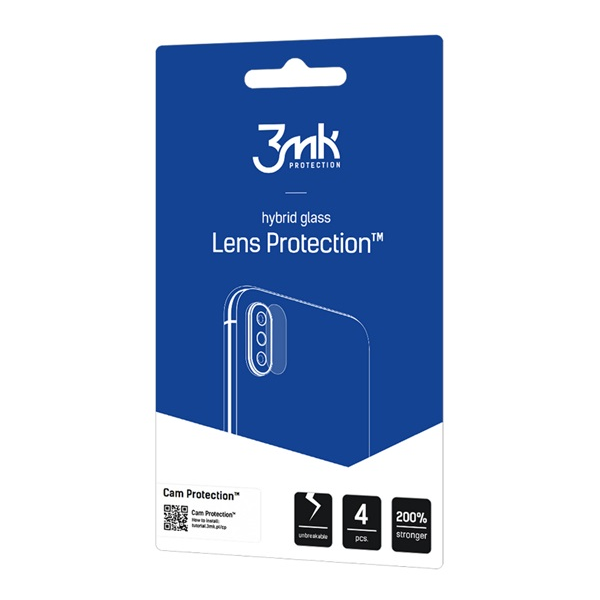 3mk LENS PROTECTION kameravédő üveg 4db (flexibilis, ultravékony, 0.2mm, 7H) ÁTLÁTSZÓ Apple iPhone 16 Pro (GP-160403)