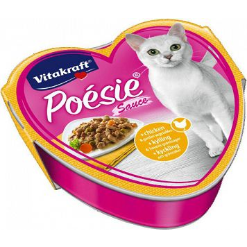 Vitakraft Poésie Sauce Baromfival És Zöldségekkel Macskáknak 85 G (VAT004900)