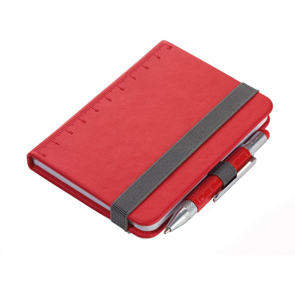 TROIKA Notizblock LILIPAD+LILIPUT TOOL PEN rot