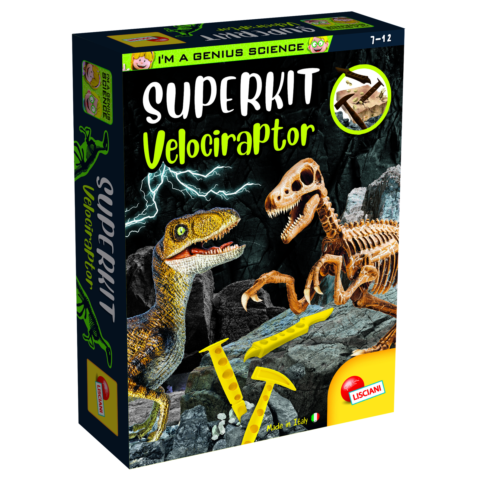 Lisciani: I'm a Genius régészkészlet - Velociraptor (LIS80632)