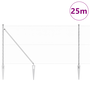 Kerítési Készlet 2 db-os Galvanizált acél 25 x 1 m Ipari
