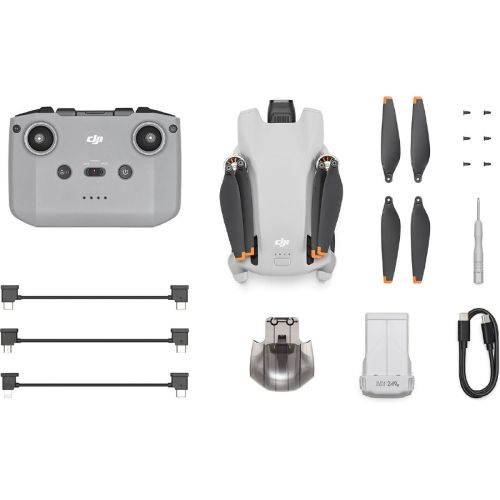 DJI Mini 3 + Kijelző Nélküli Távirányító, Szürke EU (DJI-MINI3RCN1-GRY)