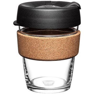 KeepCup bögre Brew Cork Black 340 ml M (BCBLA12)