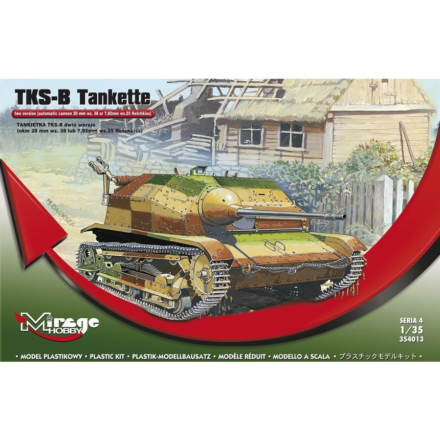 Mirage Hobby TKS-B harckocsi műanyag modell (1:35) (354013)