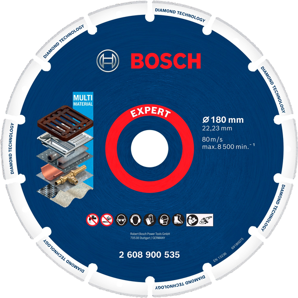 Bosch 2 608 900 535 консуматив за ротационни шлайф инструменти Чугун, Метал, Пластмаса Отрезен диск