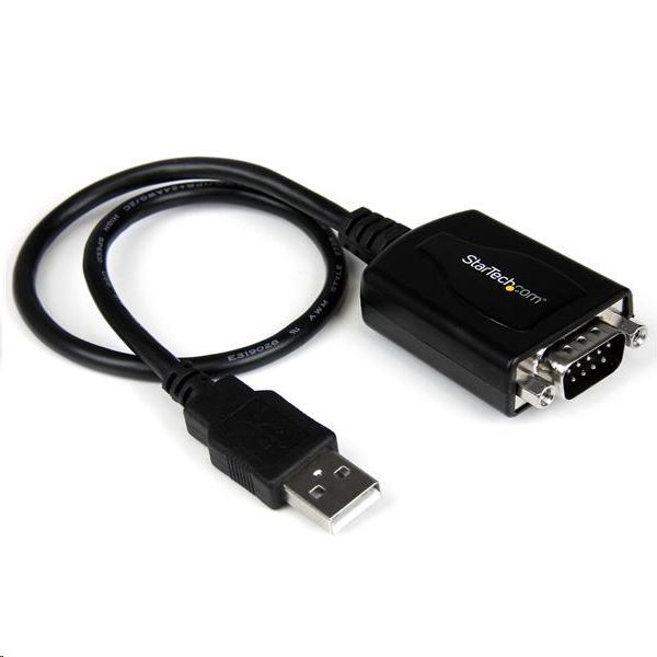 StarTech.com ICUSB2321X csatlakozó átlakító DB-9 USB 2.0 A Fekete (ICUSB2321X)