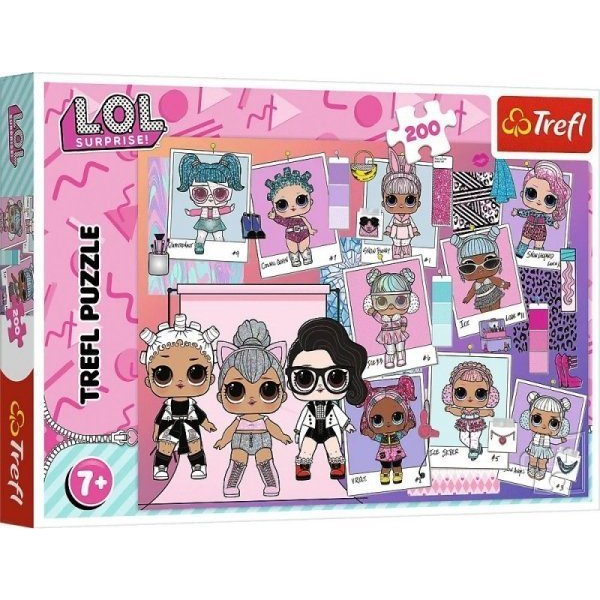 LOL Surprise: Kedves babák 200db-os puzzle - Trefl