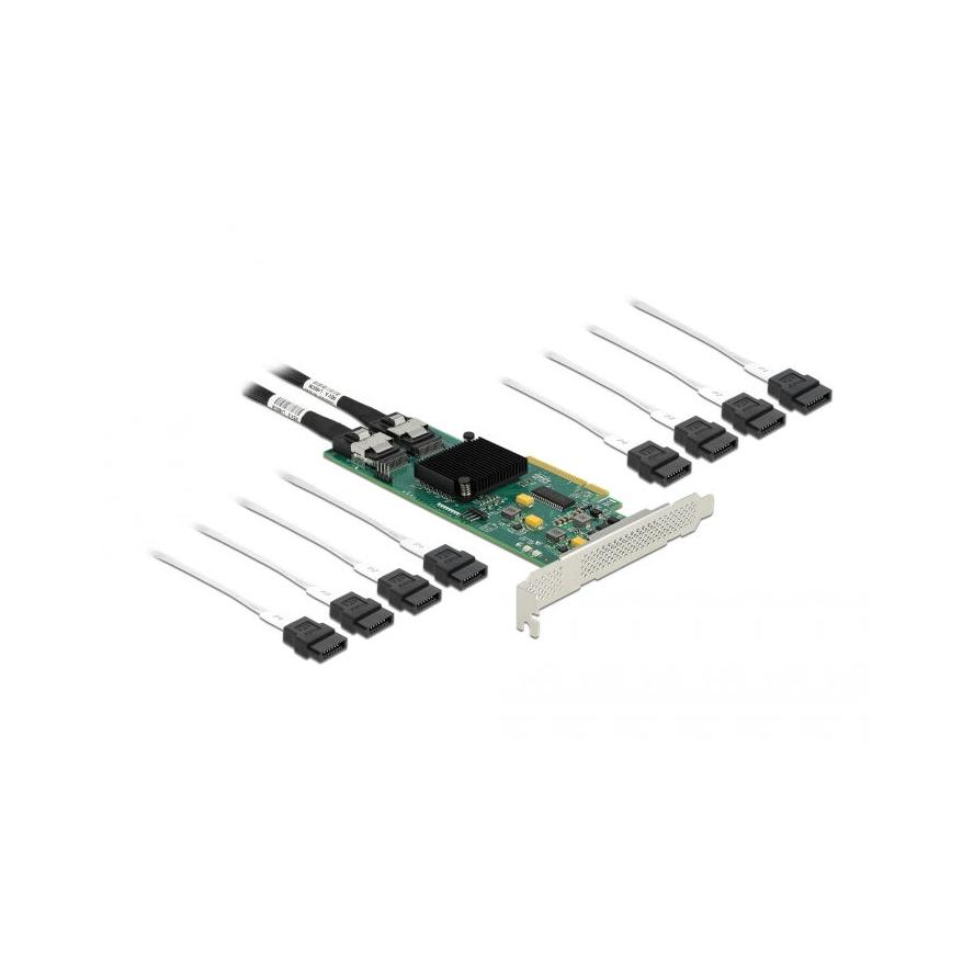 Delock 90061 8 portos SATA PCI Express x8 kártya (90061)