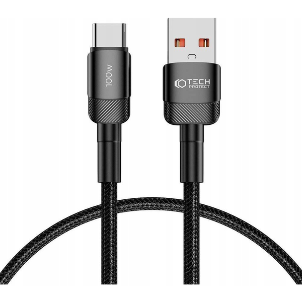 Kabel Tech-protect USB - USB typ C 0,5 m černý