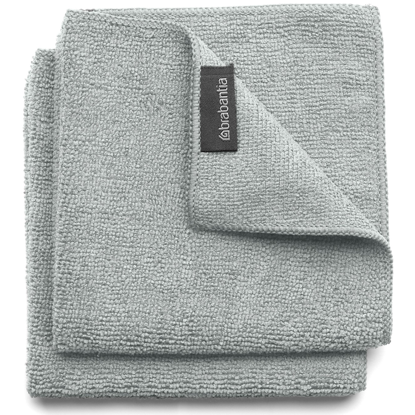 BRABANTIA SinkSide Microfibre Dish Cloths mikroszálas tisztítókendő. 2 db-os szett. középszürke. 300x300mm - 230325 (230325)