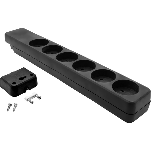 ProXtend Danish IT Power Strip 6-way 6 gniazd czarna (KIT6-0B)