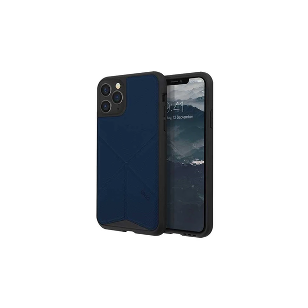 UNIQ Transforma Case iPhone 11 Pro készülékhez tengerészkék párduc