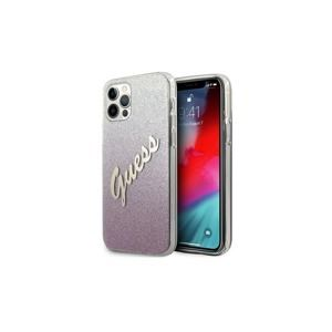 Guess Apple iPhone 12 / 12 Pro készülékhez tok rózsaszín (GUHCP12MPCUGLSPI) (GUHCP12MPCUGLSPI)