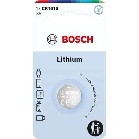Bosch GOMBELEM LÍTIUM 3.0V 1-BLISZTER (CR1616B1/00) (CR1616B1/00)
