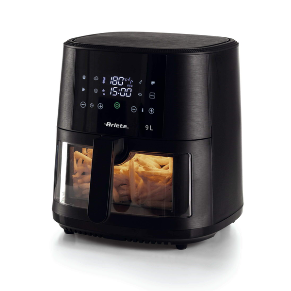 Ariete 4630/00 Единичен 9 Д Самостоятелен 1500 W Фритюрник с горещ въздух Черен