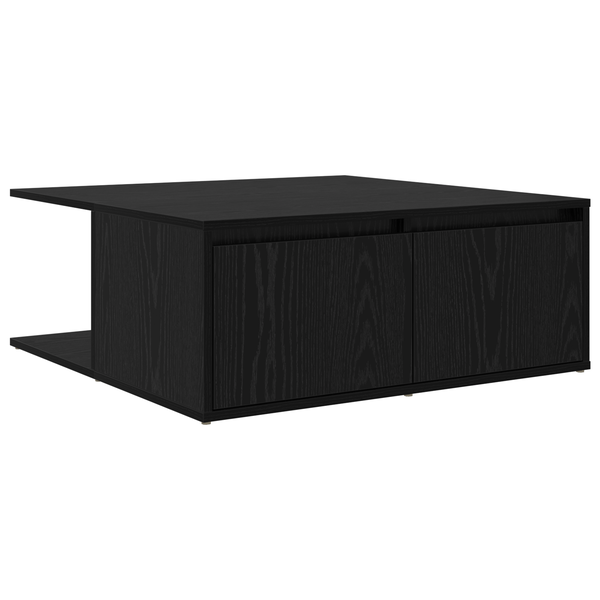 Stolik kawowy with Drawer Czarny dąb 80 x 80 x 31 cm Lumarko!