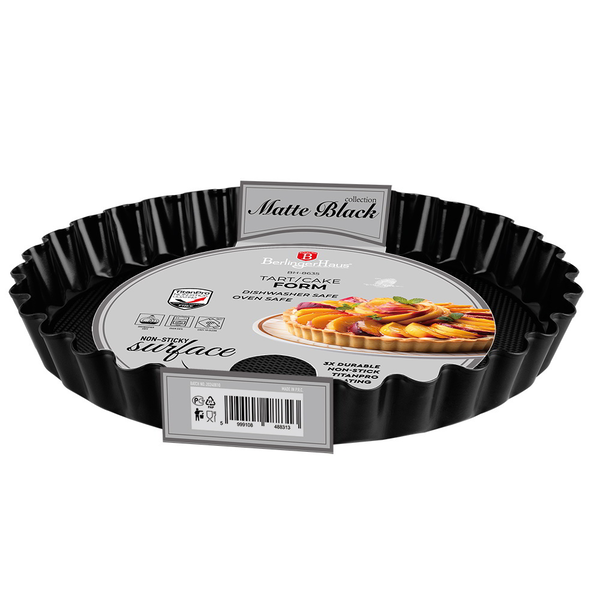 Berlinger Haus BH/8635 Kerek tortaforma 28 x 3,5 cm - Fekete