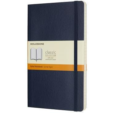 Moleskine Notesz Qp616B20 Puha Zafír Kék "L" Vonalas
