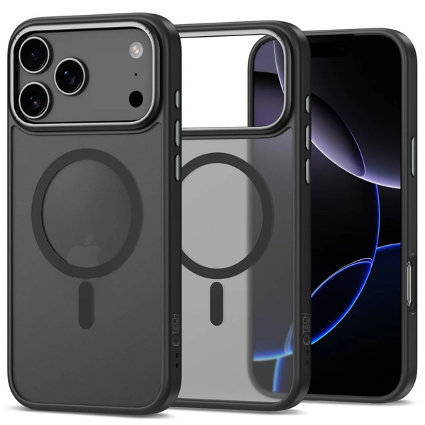 TP CAMEDGE MAGSAFE iPhone 17 Pro készülékhez tok matt fekete / gunmetal