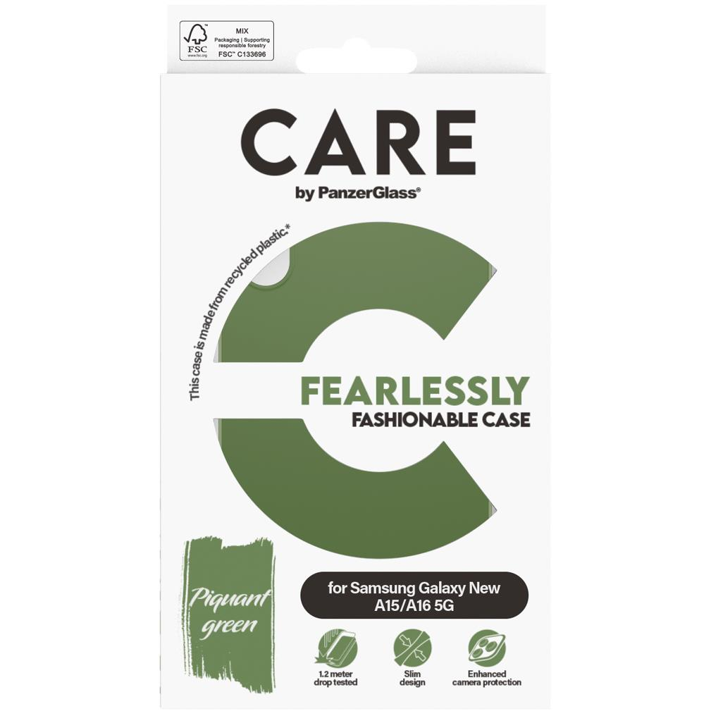 PanzerGlass CARE Fearlessly Samsung Galaxy A16 / A16 5G zöld tok (3805)