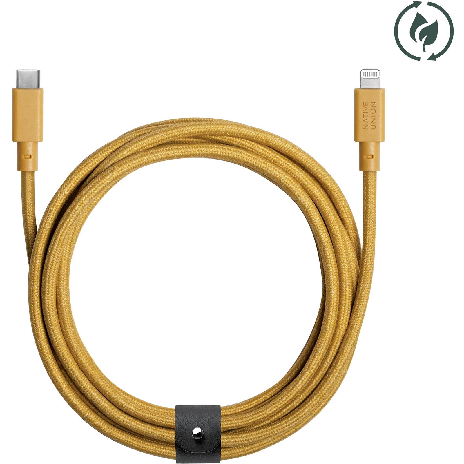 Native Union Belt Cable USB-C to Lightning - 3m Kraft (BELT-CL-KFT-3-NP)