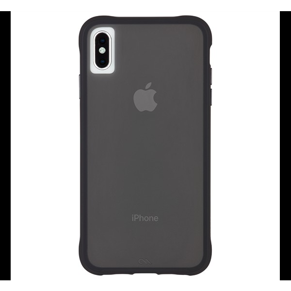 CASE-MATE TOUGH műanyag telefonvédő (szilikon belső, közepesen ütésálló) FEKETE [Apple iPhone XS Max 6.5] (CM037842)
